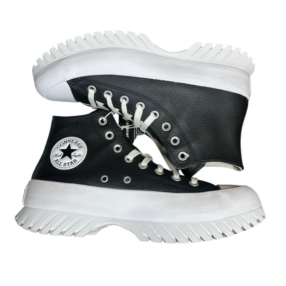Converse Chuck Taylor‎ All Star Lugged 2.0 Leather High Black Men 7.5 Women 9.5